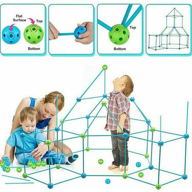 Adventure Builder Kit: 3D Forts, Castles, and Tunnels – The Ultimate Children's Construction Playset - luvinly